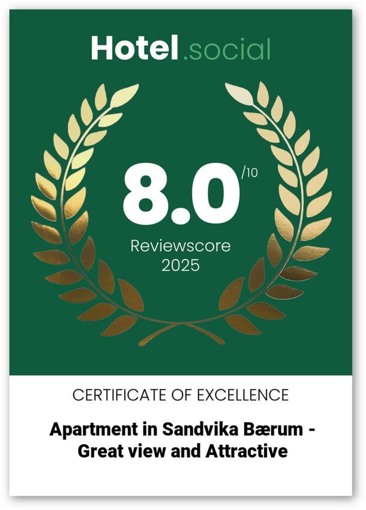 Apartment In Sandvika Baerum - Great View And Attractive
